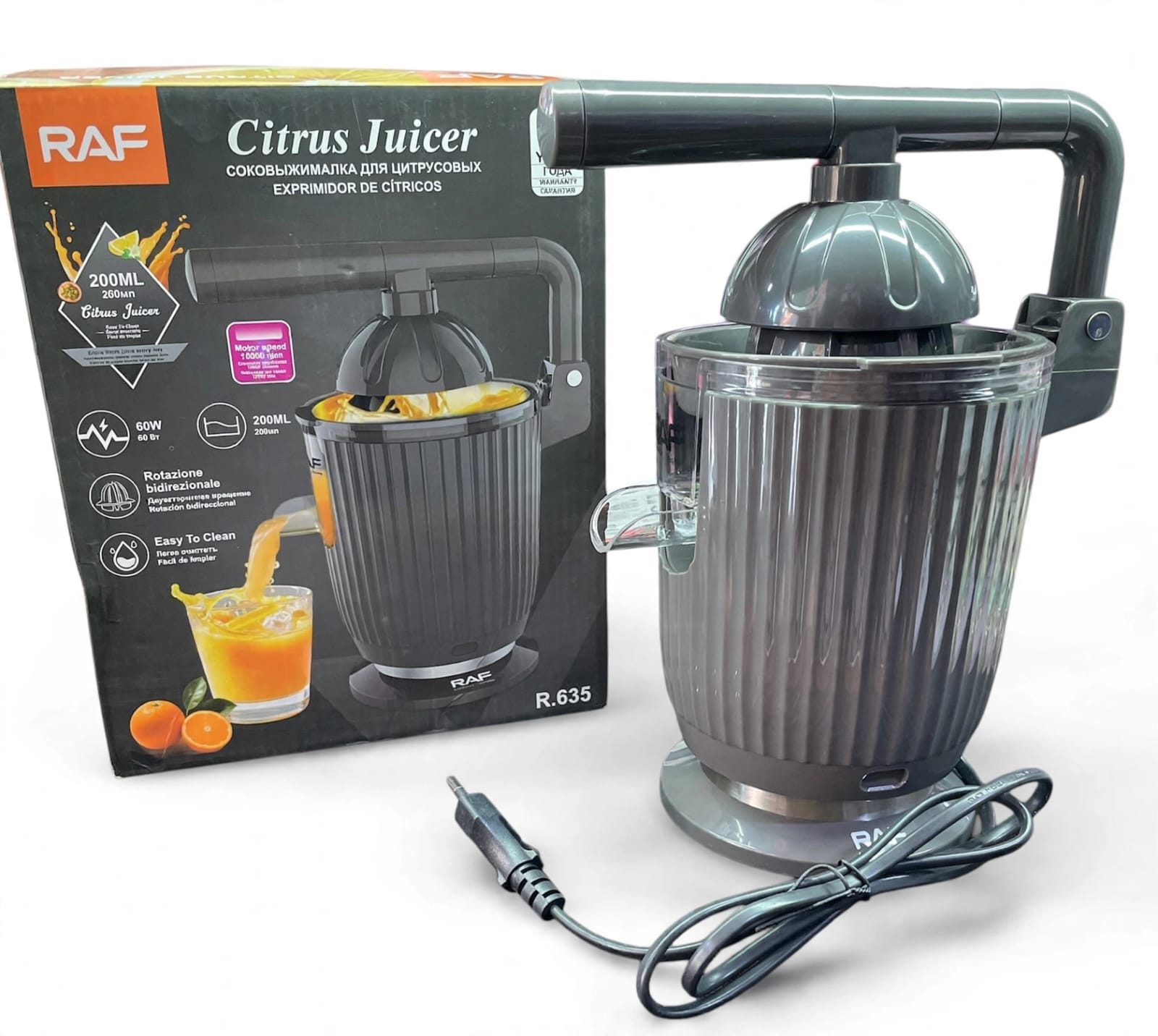 EXPRIMIDORA CITRUS JUICER RAF 200ML